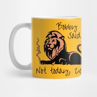 Bobby said, not today Zebra - catsondrugs.com - reggae Jamaica reggae colors rasta shop rasta color rastaman jamaican reggae flag Mug